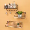 Hooks Rails Trevicon Wall Shelf Организатор Организатор Кухонные принадлежности Висит Шкаф для дома / Ванная комната / Домохозяйка