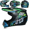 Motorcykelhjälmar 2023 Motorcykelhjälm utanför Road Racing Professional ATV Cross Dirt Bike Capacete de Moto Casco för barn