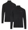 2023 F1 Racing Team Sweater Formula One Racing Clothes Mens Half Zipper Sweater Outdoor Warm Sports Sweater Coat