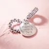 100% 925 sterling silver inspirerande stjärnor dangle blå emalj charm pärla passar europeiska pandora smycken charm armband