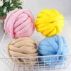 1PC Arm Knitting Yarn Blanket Hand Knitting Jumbo Yarn Chunky Knit Carpet Cotton Tube Yarn DIY Weaving Super Bulky Giant Yarns Y211129