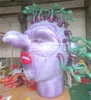 Testa di strega gonfiabile alta 3 m con serpente per eventi di Halloween Decorazione di parata del parco della casa stregata Orribile mostro di Medusa