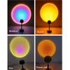 Sunset Projection Lamp USB LED Night Light Photography Background Projector LED Lamp Night Light for Home Living Bedroom Decor AL08