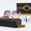 NEUE Herren-Sonnenbrille Mode-Sonnenbrille Designer-Frauen-Punk-Stil Großes quadratisches Metallpaket Rahmendesign Federscharnier UV400-Brille Luxusglas