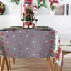 Noel dekorasyon için su geçirmez masa örtüsü dikdörtgen masa örtüleri masa örtüsü navidad decoraciones para el hogar nappe nape noel 211103