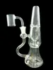 clear triangular flask glass hookah, DAb rig smoking pipe, 14mm joint factory direct sales, price concessions