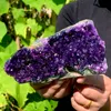 1 kg Natural Amethyst Geode Quartz Cluster Crystal Prov Healing267i