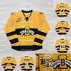 VinCustom Brandon Wheat Kings #9 ivan provorov #19 Nolan Patrick #27 ron hextall Yellow Hockey Jersey Stitched Logos embroidered Customized
