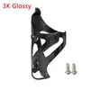 2st full kolfiber Cykelvattenflaska Bur MTB Road Bike Holder Ultra Light Cycle Utrustning Matte / Light 220303