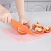 DIY Küchenmesser für Kinder Saftey Messer Kuchen Werkzeuge Salat Salatmesser gezackter Kunststoffschneider Slicer Kuchen Brot