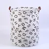 40*50cm Clothes Storage Buckets Laundry Storage' Basket Box Organizer Portable Bedroom Sundries Storaging Baskets; Large Canvas Storages Totes 20pcs With DHL