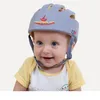 Casque de bébé chapeau de sécurité protection anti-collision infantile enfant en bas âge protection de marche doux coton maille chapeau nouveau-né tête pare-chocs casquette en stock a26