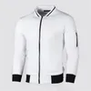 Riinr marka Mężczyźni Casual Bluza Nowa solidna poliestrowa płaszcz kardigan ciepła bluza męska moda szczupła kurtka plus LJ201222