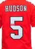 Dikişli Finn Hudson Futbol Forması Nakış Özel XS-5XL 6XL