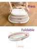 Mop Folding Buckets with Carry Handles Collapsible Sink Tub for Camping Dish Washing