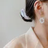 Koreansk stil rund pärla droppe dangle örhänge för kvinnor geometriska legeringar örhängen trend fest mode smycken brincos gåva