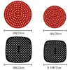 실리콘 에어 프라이 라이너 조리기구 부품 비 스틱 에코 친화적 인 기선 패드 베이킹 내부 라이너 요리 매트 주방 용품 액세서리