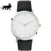 Fashion Famous Brand Men's Watch LJ 40mm Lion Pattern Quartz Leather Belt Watches Sports Classic Clock Relogio Masculino244j