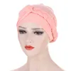 Nieuwe vrouwen haarverzorging islamitische jersey hoofd sjaal melk zijde moslim hijab vlecht wrap stretch turban hoed chemo cap hoofd wrap mode