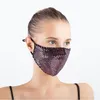 Pailletten Gesichtsmaske Shiny Bling Wiederverwendbare Maskerade Party Dekoration Baumwolltuch Pailletten Masken Frauen Mädchen Erwachsene Staubschutz JY0248