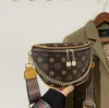 Borse da sera Autunno/Inverno Borsa da petto alla moda da donna a vita alta Tracolla larga Singola catena di moda a tracolla