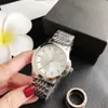 Merk Quartz polshorloge voor vrouwen meisje met metalen stalen band horloges G28