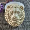 DW0137 PRZY Animals Lion Head Silicone Mold Soap Mould Handmade Soap Making Molds Candle Silicone Mold Resin Clay Mold 2102252172