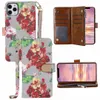 Fashion designer phone cases for iPhone 12 13 Promax 11 11 Pro XR XS MAX shell leather Multi-function card package storage wallet cover brand_style