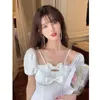 Casual jurken Modieuze Franse stijl jurk 2021 Leeftijdreducerende artistieke gebraden straat vrouwen zomer Koreaans Sweet