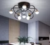 Modern Remote Control ceiling fan light bedroom dining room living electric integrated