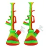 106039039 AK47 Silicone Water Pipes for Smoking Dry Herb Hookah Bong Oil Rigs wax dab rig4913271