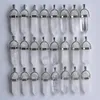 Natuursteen Wit Crystal Bullet Shape Charms Point Chakra Hangers voor Sieraden Maken DIY Ketting Oorbellen