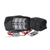 12V 12W moto LED phares 1200LM projecteurs Super lumineux brouillard Spot lampe étanche auxiliaire feux de conduite phare avec O5207511