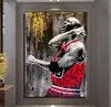 Grote Basketbal Speler Idol Poster Woonkamer Decoratie Canvas Schilderij Wall Art Home Deocor (Geen Frame)