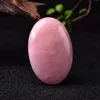 Pietra di palma naturale rosa Quarzo rosa Cristallo curativo Massaggio Roccia lucidata a mano