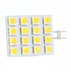 G4 LED لمبة 16led 5050 SMD ثنائي القطبية قادرة AC / DC10-30V مربع نوع 260LM Sepcial Light