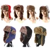 Mens kvinnor unisex varm trapper aviator trooper earflap vinter flaps skid hatt hattar ny unisex trapper bomber