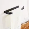 black hand towel holder