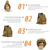 40L Tactical Rugzak 2 in 1 Military Taille Pouch Army Rucksack Backpack Molle Outdoor Sport Bag Mannen Camping Wandelen Klimbakkers Tas Q0721