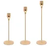 Candle Holders 3Pcs/Set Metal Holder Simple Wedding Decoration Bar Party Living Room Christmas Table Classic Home Decor