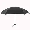 Mini paraguas de bolsillo Mujeres UV Paraguas pequeños 180 g Lluvia Impermeable Hombres Sol Parasol Conveniente Chicas Viajes Parapluie Kid 210721