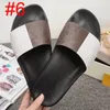 2021ss WATERFRONT MULE Hombres Mujeres Sandalias deslizantes Zapatos de diseñador Negro Marrón Blanco Moda de verano de lujo Zapatillas de goma resbaladizas planas Flip Flop