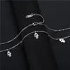 Pendant Necklaces Hip Hop Hand Of Fatima Necklace Silver Color Stainless Steel Simple Bergamot Chain For Women Jewelry Gifts Drop