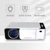Smart T6 Projector LCD1280*720 proyector With mobile phone connected on the same screen