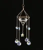 Chandelier Wind Chimes Garden Decoration Crystal Prisms Hanging Sun Catcher Pendant Patio Windown Indoor Outdoor Decor Rainbow Mak5098021