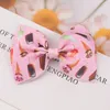 4 дюйма аксессуары для волос Baby Girls Bow Hairpin Print Print Headwear мода дети Bailbow Boutique Детские барьеры 186 H1