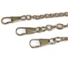 Acessórios para peças da bolsa 10pcs retro substituível prático antigo lanchonete cadeia de metal long long durável