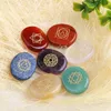 Chakra di cristallo naturale Reiki Pietre curative Agata multicolore IndiaPietre e minerali Arti e mestieri