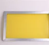 Telaio per serigrafia in alluminio 43x31 cm allungato con maglia gialla in poliestere con stampa di seta bianca 120T per circuito stampato 512 V2