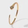 gold snake bangle bracelet
